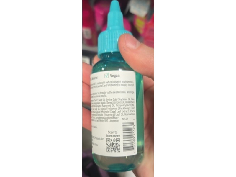 Kiss Colors & Care Multivitamin Oil, Tea Tree, 2.5 fl oz/75 mL