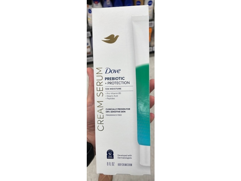 Dove Prebiotic + Protection Body Cream Serum, 8 fl oz