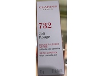 Clarins Joli Rouge Lipstick, 732 Grenadine, 0.1 oz/3.5 g - thumbnail 2