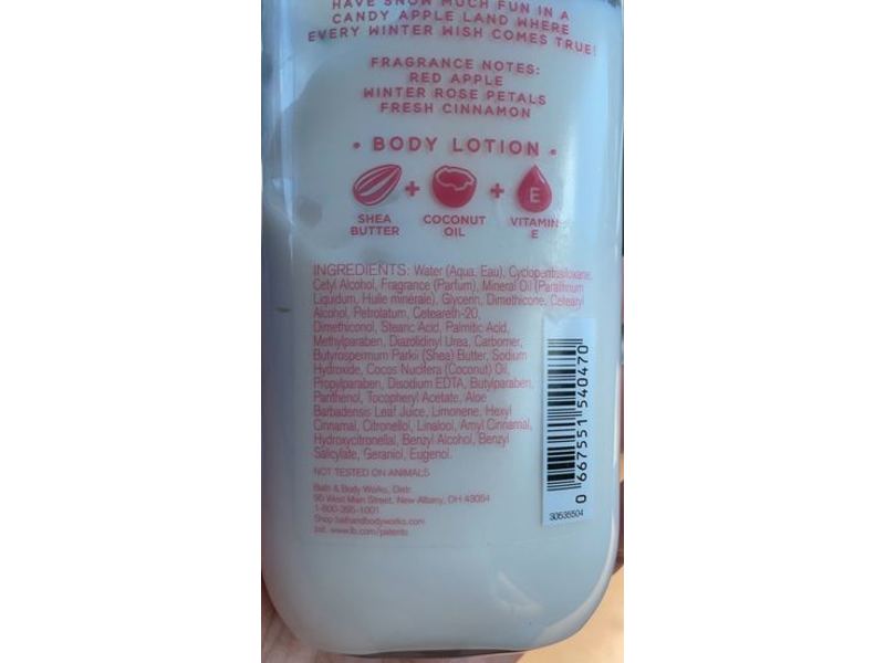 Bath & Body Works Body Lotion, Winter Candy Apple, 8 fl oz/236 mL