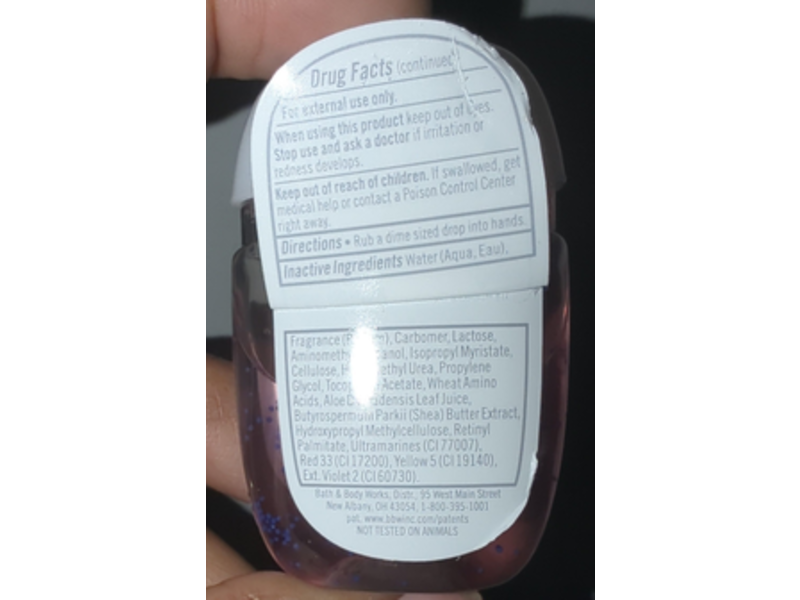 Bath & Body Works A Thousand Wishes Anti - Bacterial Hand Gel, Natural Essential Oils, 1 fl oz/29 mL