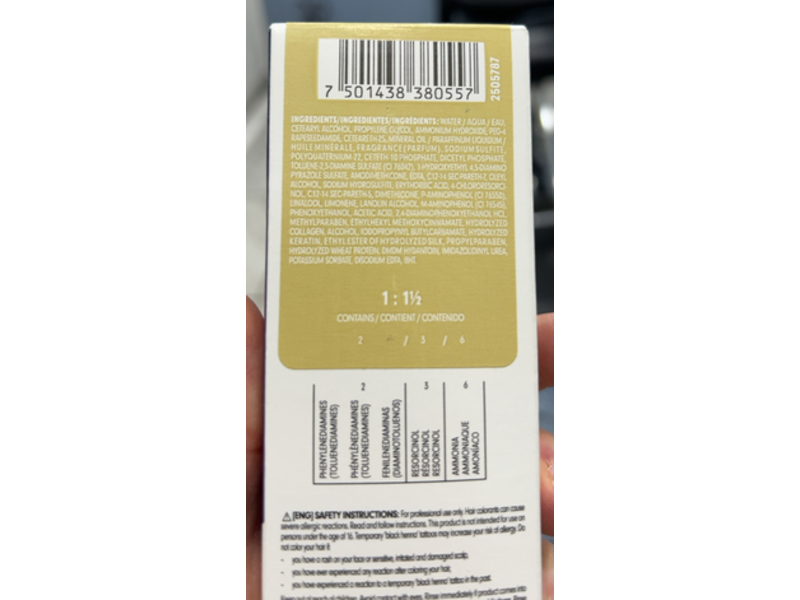 Pravana Permanent Creme Hair Color, 9.12 Very Light Ash Beige Blonde, 3 fl oz/90 mL