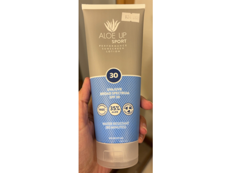Aloe Up Sport Sunscreen Lotion, SPF 30, 6 fl oz/177 mL