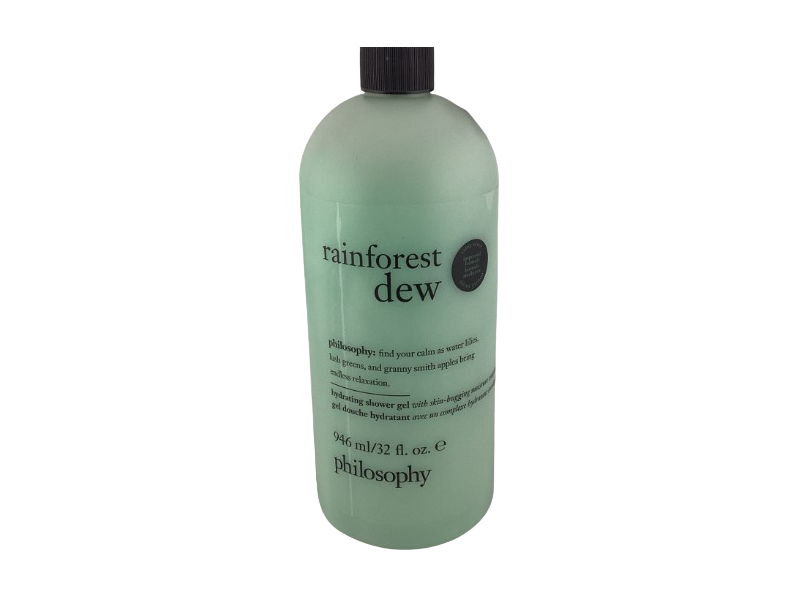 Philosophy Hydrating Shower Gel, Rainforest Dew, 32 fl oz/946 mL