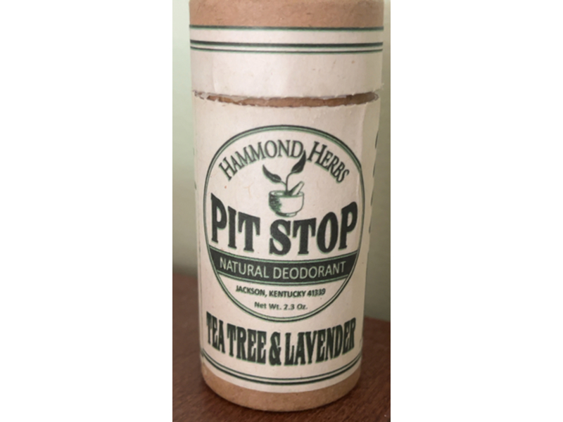 Hammond Herbs Pit Stop Natural Deodorant, Tea Tree & Lavender, 2.3 oz
