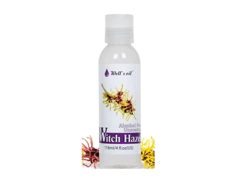 Well's Oil Witch Hazel Toner, Unscented, 4 fl oz/118 mL