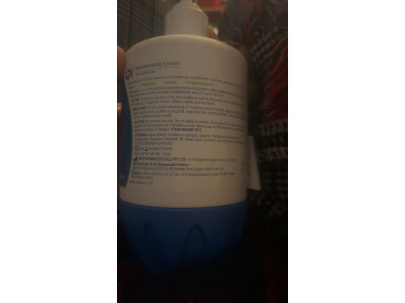 QV Pump Cream, 500 g