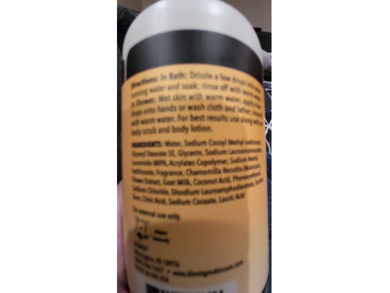 Dionis Bath & Shower Goat Milk Creme, Milk & Honey, 8.5 fl oz/250 mL