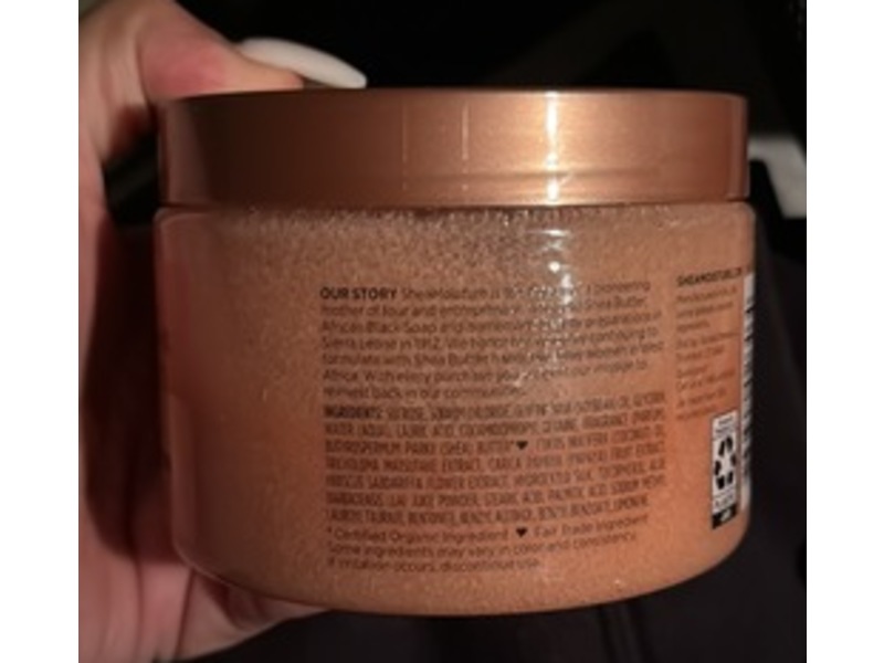 Shea Moisture Glowing Radiance Sugar Scrub, Coconut & Hibiscus, 12 oz/340 g