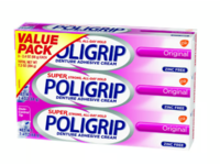 Poligrip Denture Adhesive Cream, Original, 2.4 oz/68 g, Pack Of 3 - Image 2