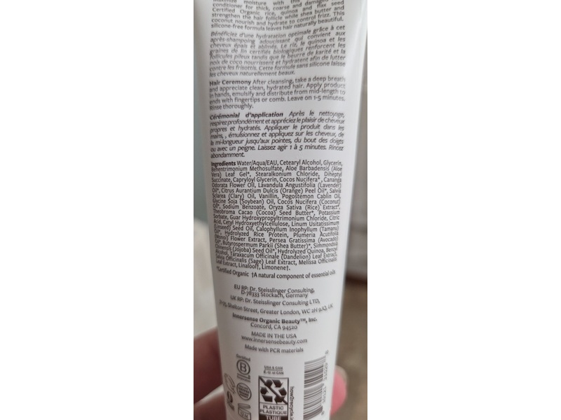 INNERSENSE Hydrating Cream Conditioner, 2 fl oz/59.15 mL