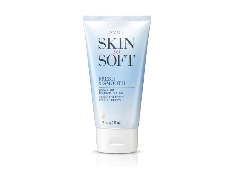Avon Skin So Soft Fresh & Smooth Body Hair Removal Cream, 4.2 fl oz/125 mL
