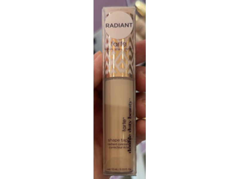 Tarte Shape Tape Radiant Concealer, 12N Fair Neutral, 0.33 fl oz/10 mL