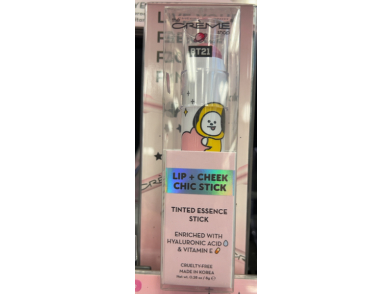The Creme Shop BT21 Lip + Cheek Chic Stick, Cherry Blossom, 0.28 oz/8