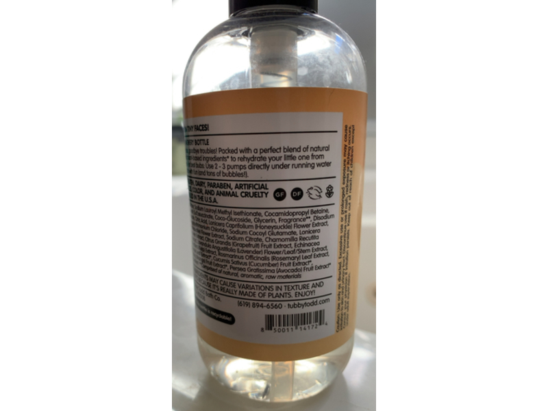 Tubby Todd Bath Co Bubble Bath, Sweet Quince + Honeysuckle, 8.5 fl oz/251 mL
