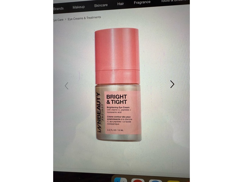 Innbeauty Project Bright & Tight Brightening Eye Cream, 0.5 fl oz/15 mL