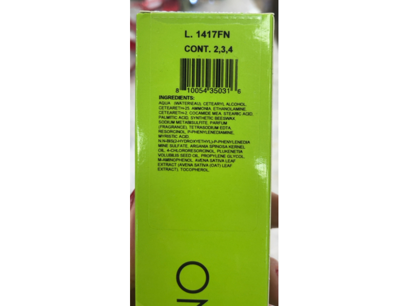 Milano Colore Hair Color Cream, 10.0 Lightest Natural Blonde, 3.4 fl oz/100 mL