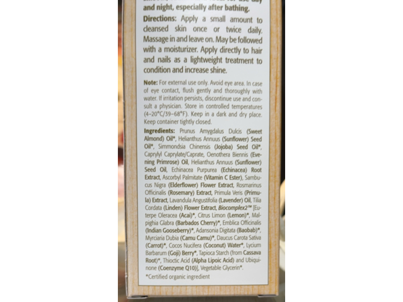 Eminence Organic Skincare Wildflower Ultralight Oil, 3.3 fl oz/300 mL