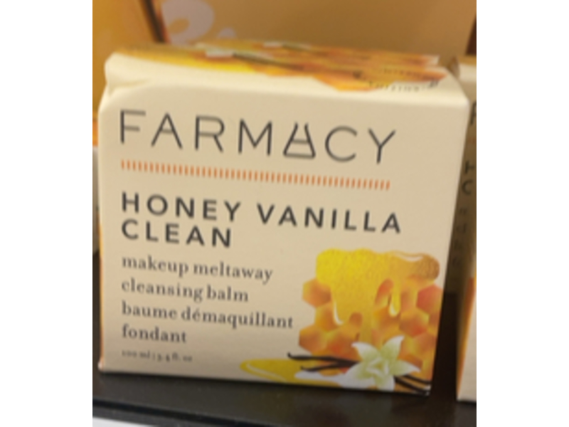 Farmacy Clean Makeup Meltaway Cleansing Balm, Honey Vanilla, 3.4 fl oz/100 mL