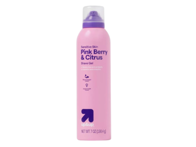 Up & Up Sensitive Skin Shave Gel, Pink Berry & Citrus, 7 oz/198.4 g