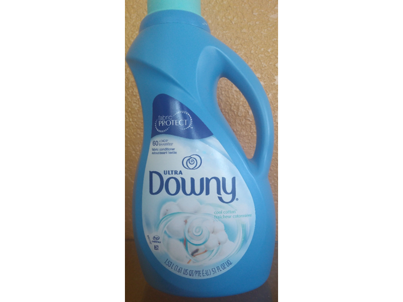 Downy Ultra Fabric Conditioner, Cool Cotton, 60 Loads, 51 fl oz/1.53 L