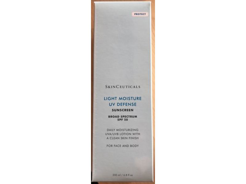 SkinCeuticals Light Moisture UV Defense Sunscreen, SPF 50, 6.8 fl oz/200 mL