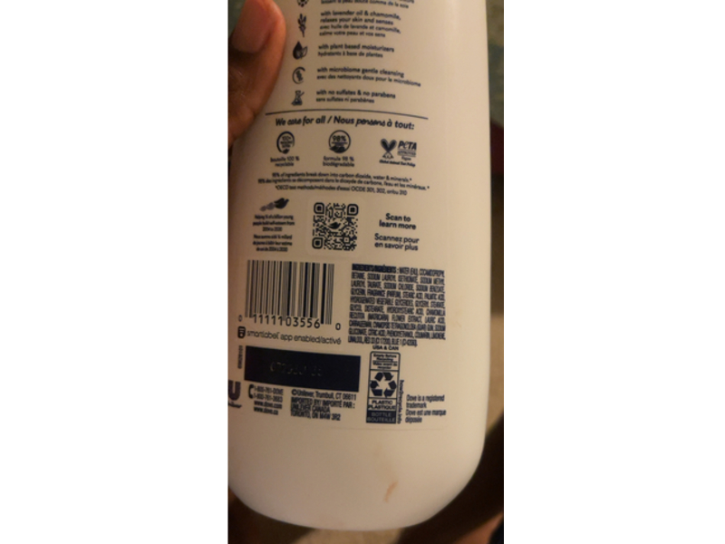 Dove Relaxing Body Wash, Lavender Oil & Chamomile, 23 fl oz/680 mL