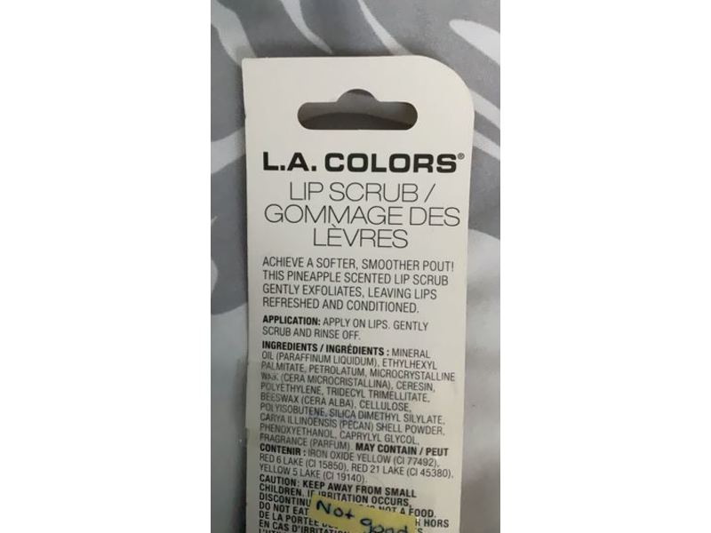 L.A. Colors Lip Scrub, Fresh, 0.1 oz/3 g
