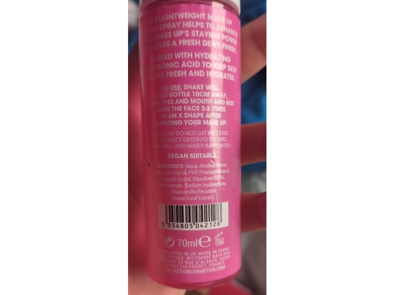 Collection Cosmetics Dewy Hyaluronic Acid Setting Spray, 70 mL