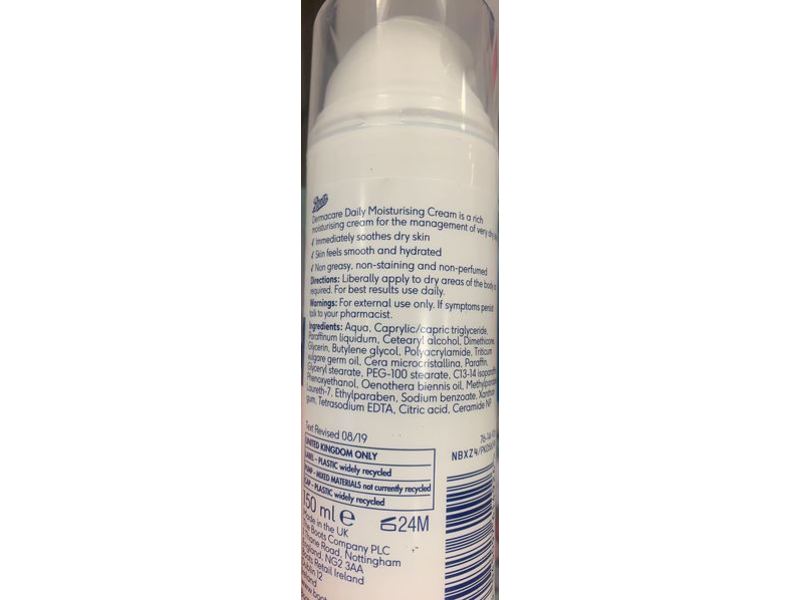 Boots Derma Care Daily Moisturising Cream, 150 mL