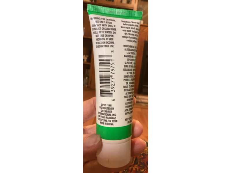 Assured Super Soothing Epsom Salt Foot Gel, 2 oz/57 g