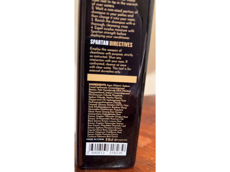 Spartan Root Activator Shampoo, 8.5 fl oz/250 mL
