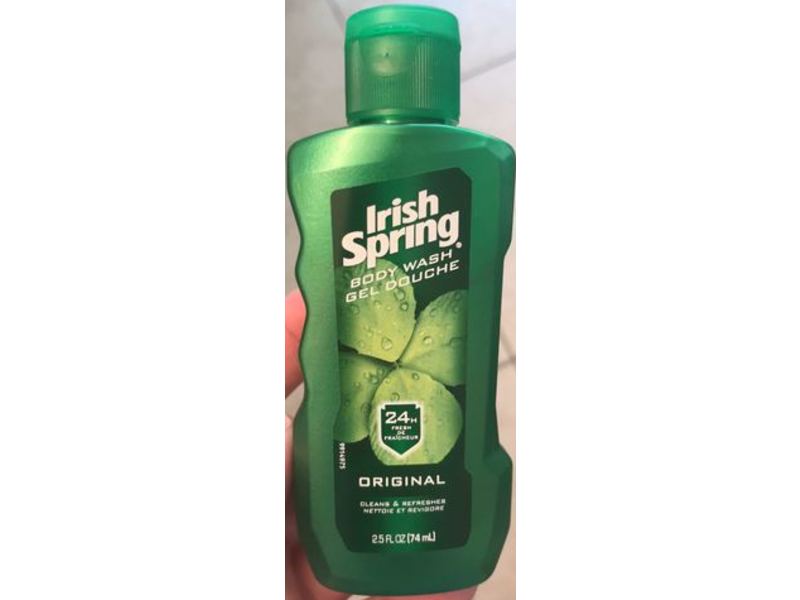 Irish Spring Body Wash, Original, 2.5 fl oz / 74 mL