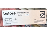 Before Nano Hydroxyapatite Toothpaste, Cinnamon Orange, 4.4 oz - thumbnail 2