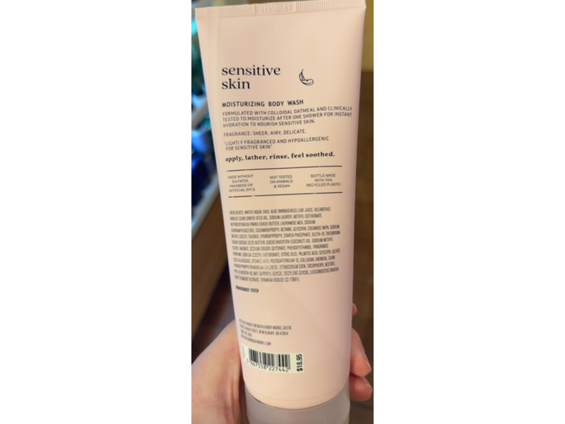 Bath and Body Works Moisturizing Body Wash, Colloidal Oatmeal, 10 fl oz/245 mL