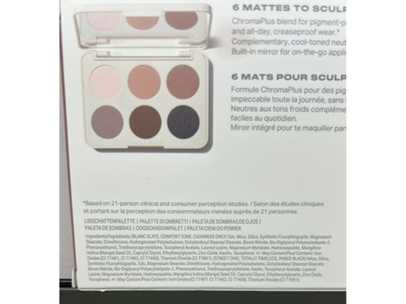 Morphe ChromaPlus Eyeshadow Palette, Underslated, 0.26 oz/7.5 g