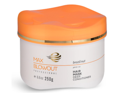 ECKOZ Professional Deep Conditioning Hair Mask, Brazil Nut, 8.8 oz/250 g