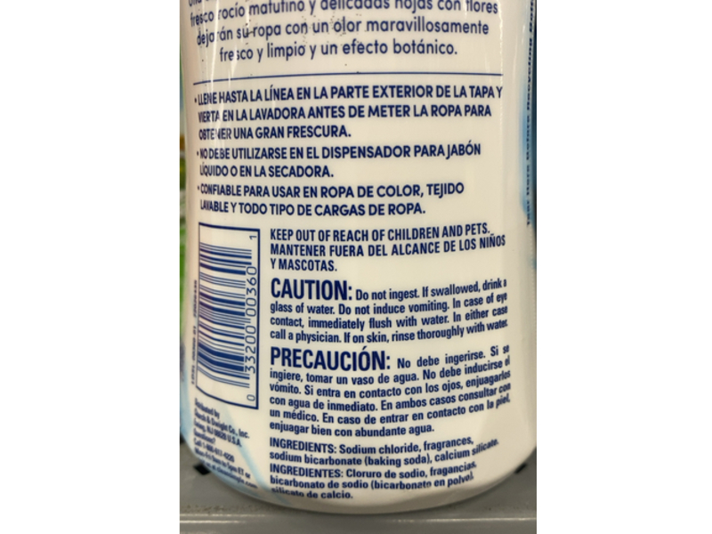 Arm & Hammer Light In-Wash Scent Booster, Crisp Clean, 24 oz/680 g