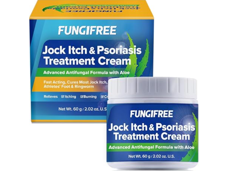 Fungifree Jock Itch & Psoriasis Treatment Cream, 2.02 oz/60 g