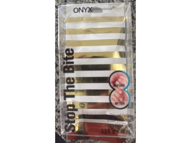 Onyx Professional Stop The Bite Nail Set, 0.5 fl oz/14 mL