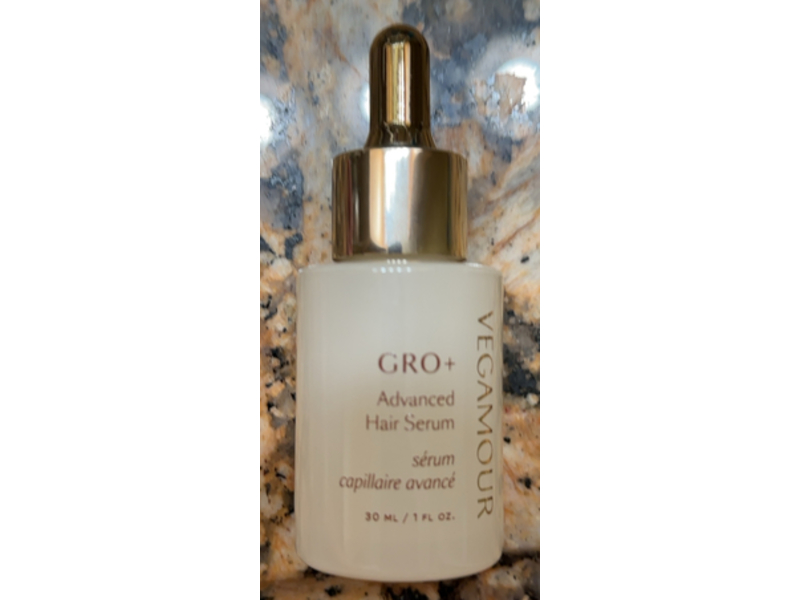 Vegamour, Gro+ Advanced Hair Serum, 1 fl oz/30 mL