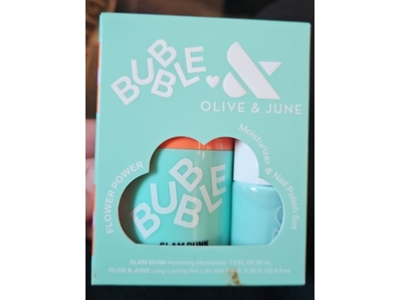 Bubble Olive & June Moisturizer & Nail Polish Set, Flower Power
