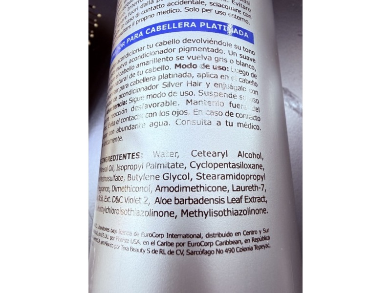 Firenze Profesional Silver Hair Shampoo, 33.8 fl oz/1 L