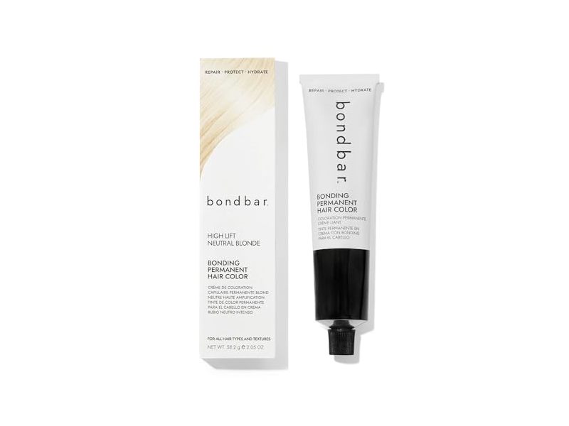 Bondbar Bonding Permanent Hair Color, High lift Neutral Blonde, 2.05 oz/58.2 g
