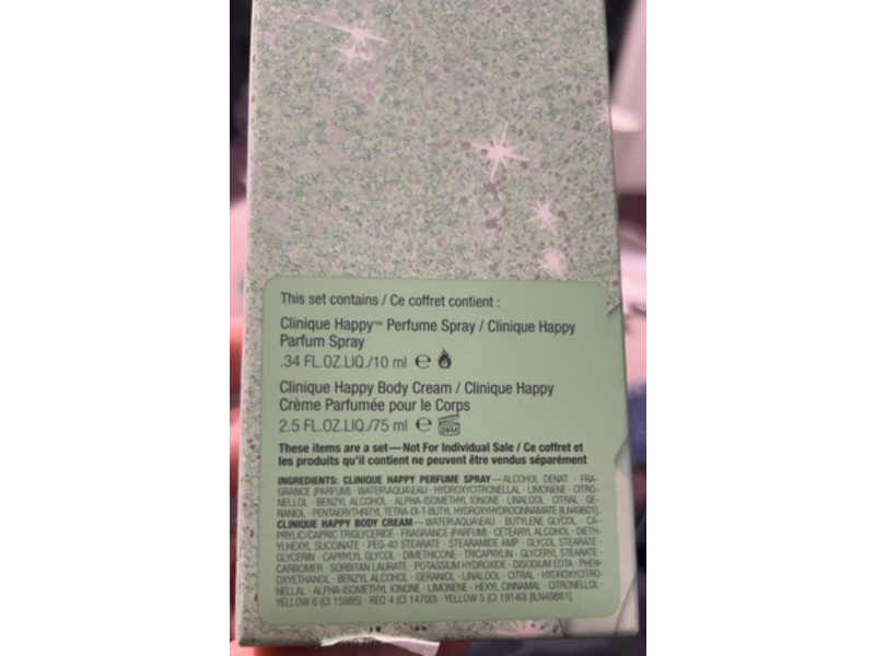 Clinique A Little Happiness Perfume Spray & Body Cream Set