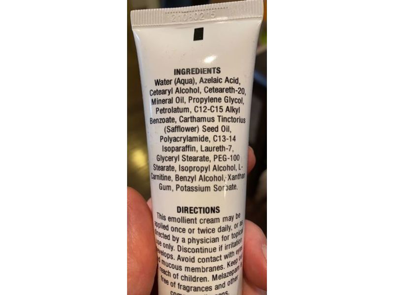 Strata Dermatologics Melazepam Emollient Cream, White, 2 oz