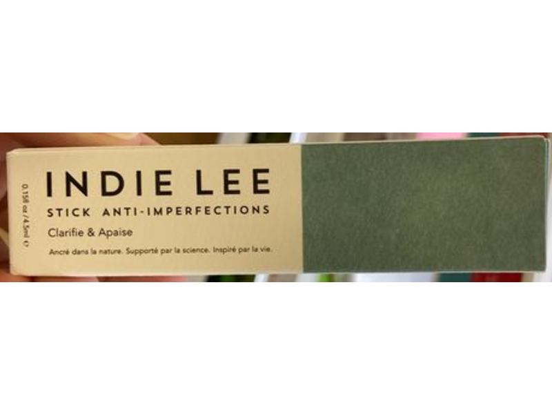 Indie Lee Stick Anti-Imperfections, Clarifie & Apaise, 0.15 fl oz/4.5 mL