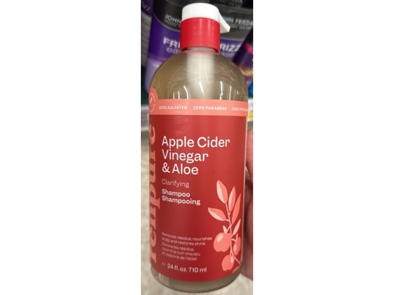 Renpure Clarifying Shampoo, Apple Cider Vinegar & Aloe, 24 fl oz/710 mL