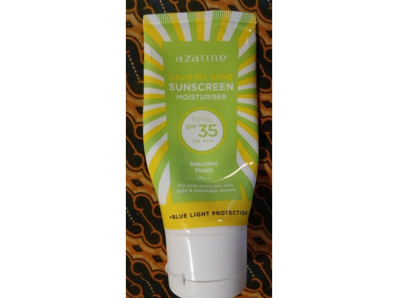 Azarine Calm My Acne Moisturiser Sunscreen , SPF 35 PA+++, 40 g