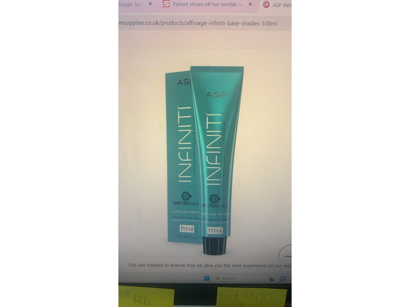 ASP Infiniti Permanent Hair Color, 5.0x, 3.4 fl oz/100 mL